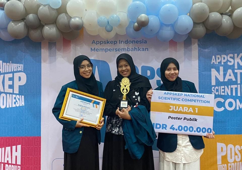 Undip’s Professional Nursing Students Achieved the First Place in National Public Poster Competition