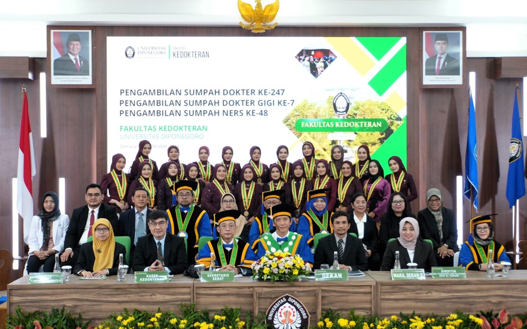 Undip Gelar Prosesi Pengambilan Sumpah Ners Baru Angkatan ke-48
